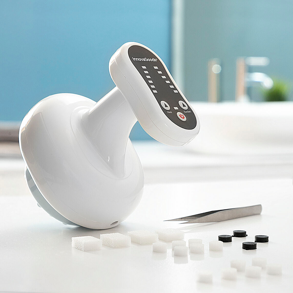Rechargeable Anti-cellulite Suction and Heat Massager Cellout InnovaGoods-10