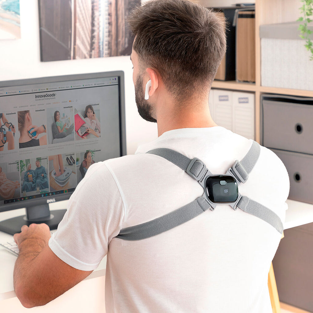 Intelligent Rechargeable Posture Trainer with Vibration Viback InnovaGoods-8