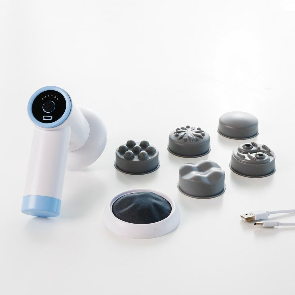 6-in-1 Rechargeable Anti-Cellulite Massage Gun CellyGun InnovaGoods-2